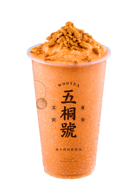 焦糖脆餅泰奶雪沙