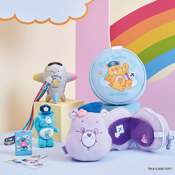 華航 × 五桐號 Care Bears™「Rainbow Wonderland Party」夢幻啟航！